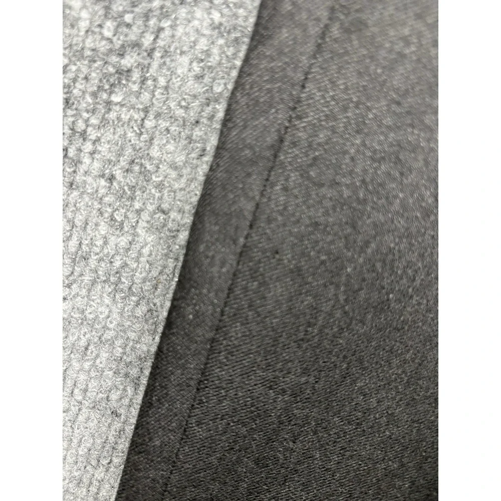 Kiton Napoli Black Dress Pants IT 58 US 40x29 Pleated Cuffed Italy Read For Flaw